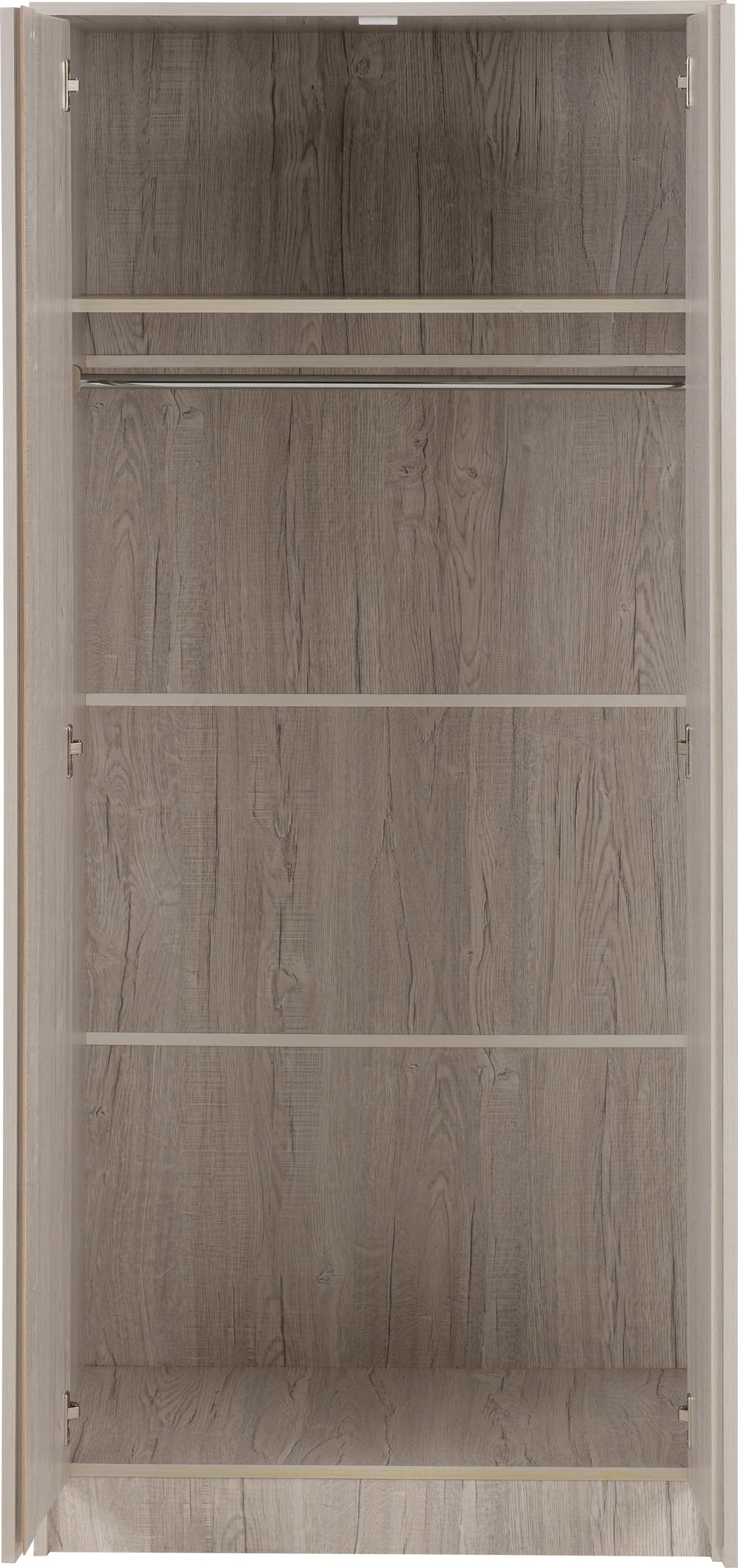 Seconique Malvern 2 Door Wardrobe in Urban Snow