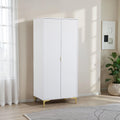 Furniture 321 Miami 2 Door Wardrobe Slim Modern Clothes Storage Cabinet Unit