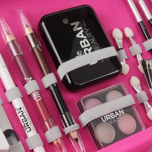 74 PIECE MAKEUP VANITY CASE COSMETIC SET MAKE UP BEAUTY STORAGE BOX GIFT XMAS