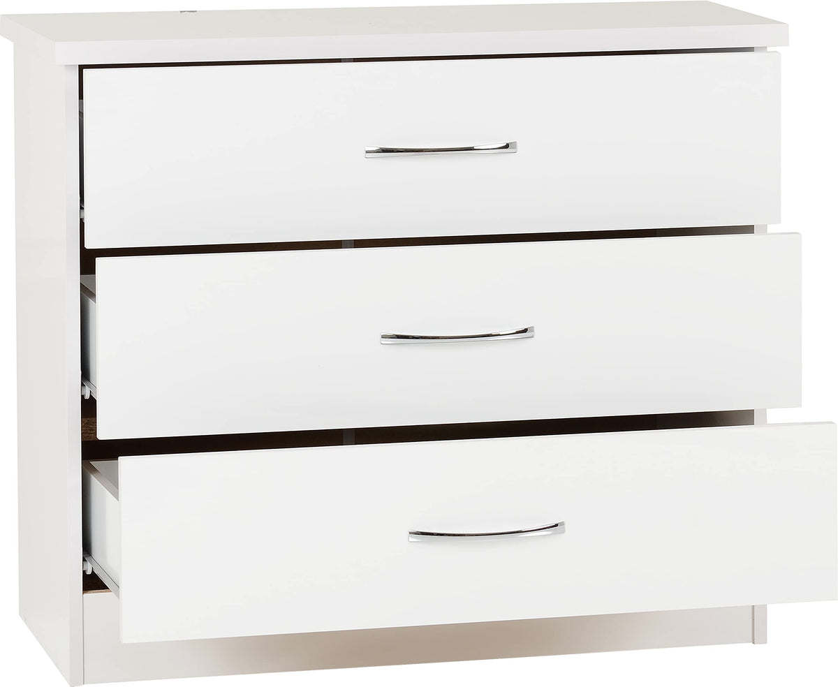 xpress delivery Nevada 3 Drawer Chest in White