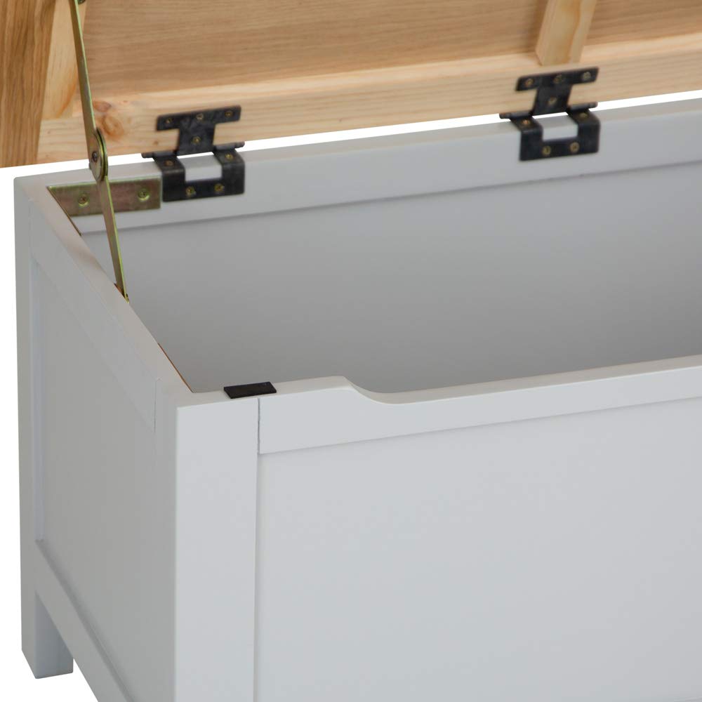The Furniture Outlet Salisbury Grey Painted Oak Blanket Box