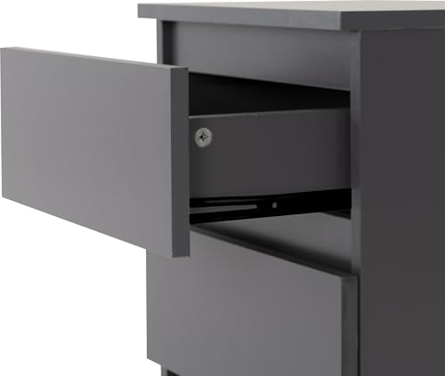 Seconique Malvern 3 Drawer Bedside