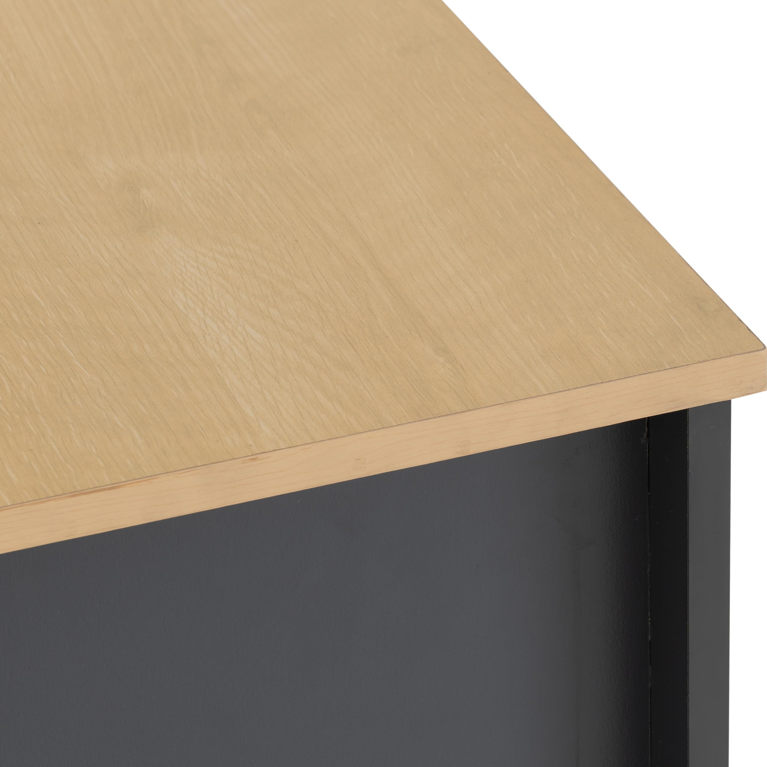 Seconique 2 Drawer Bedside, Engineered Wood