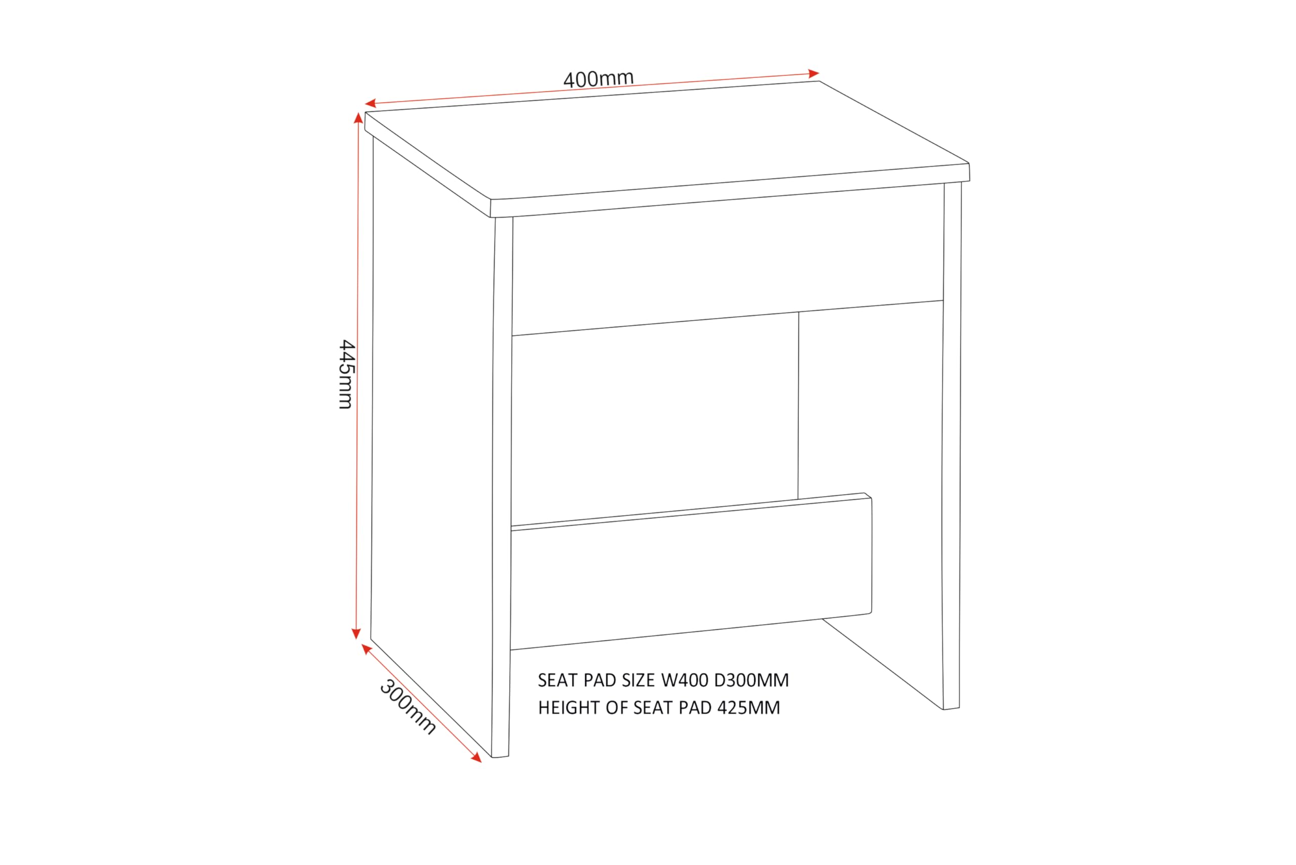 Seconique Seville Drawer Dressing Table Set