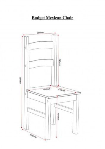 BUDGET MEXICAN DINING CHAIR