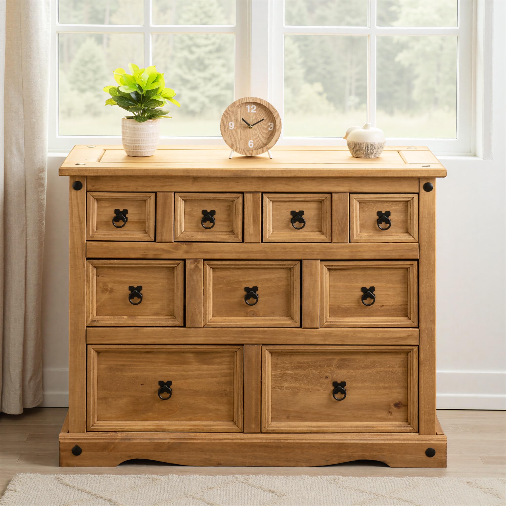 Seconique Corona Merchant Chest in Distressed Waxed Pine