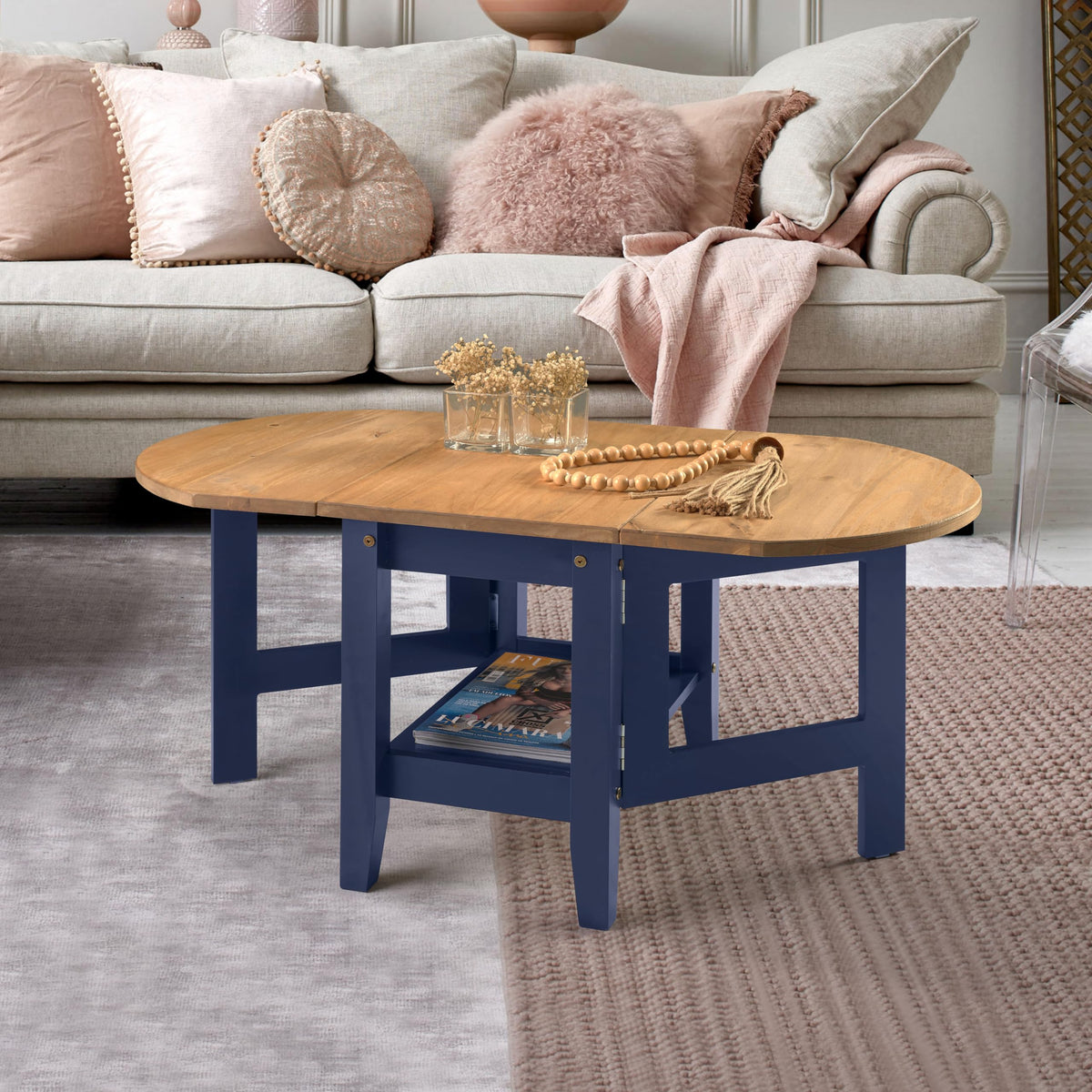 Seconique Santos Drop Leaf Coffee Table Drop Leaf Coffee Table
