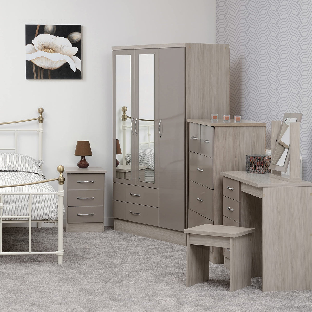 Seconique Nevada Drawer Bedside