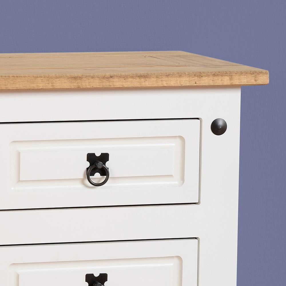 Corona 3 Drawer Bedside Chest