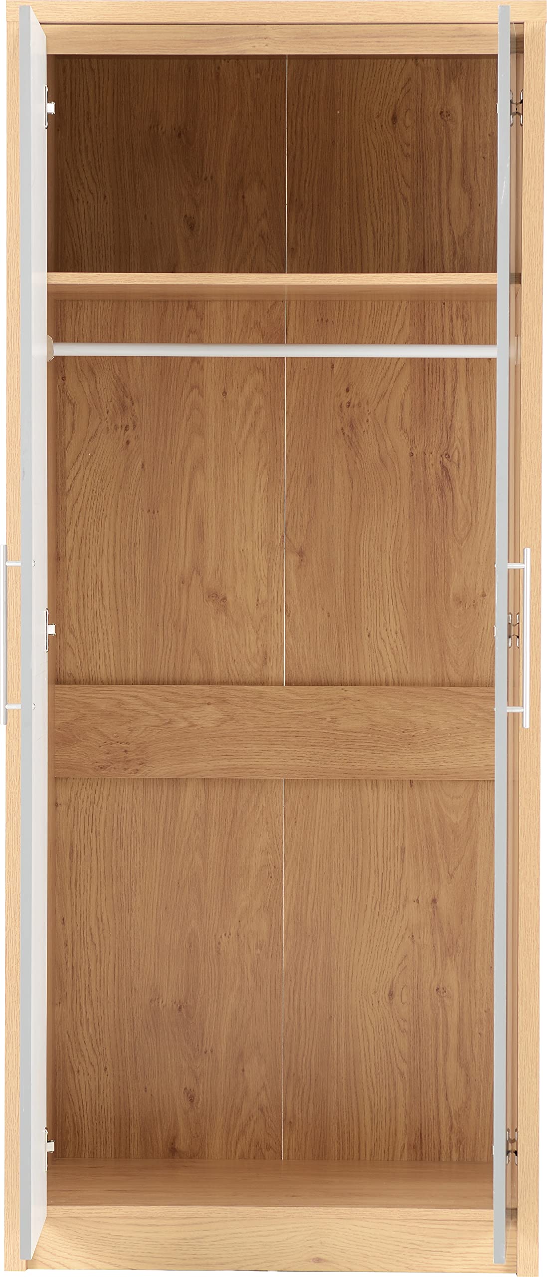 Seconique Seville 2 Door 1 Drawer Wardrobe