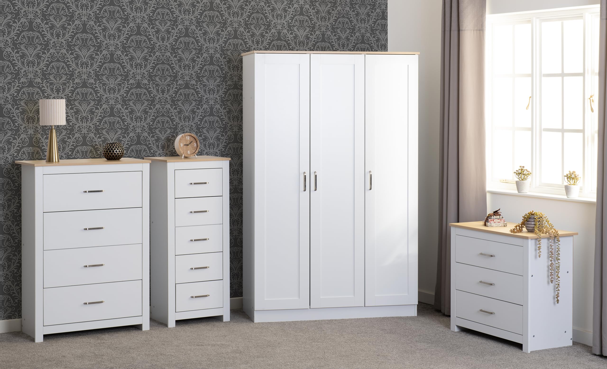 Seconique Portland 3 Drawer Chest