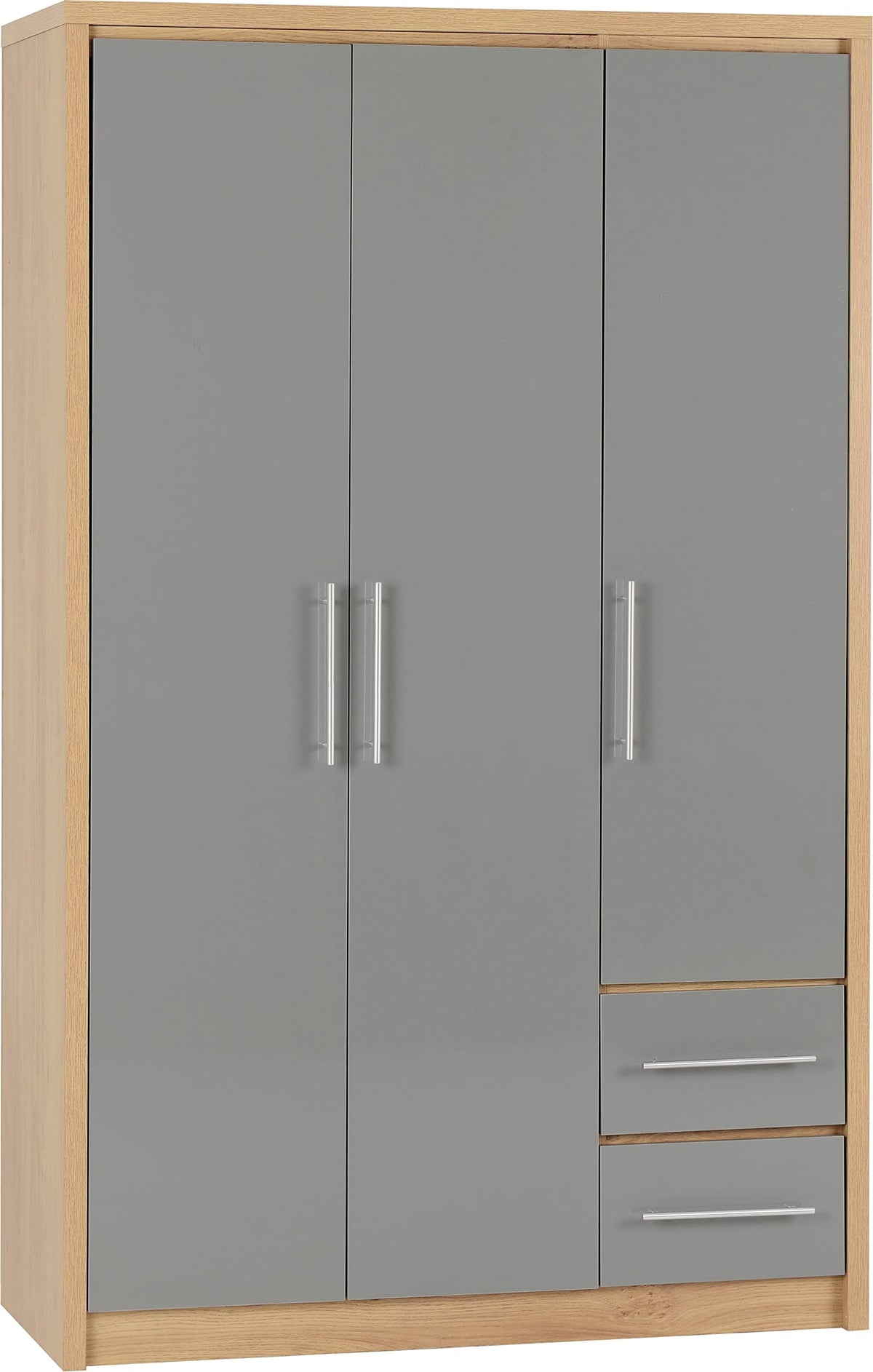 Seconique Seville 2 Door 1 Drawer Wardrobe