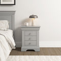Seconique Bordeaux 3 Drawer Bedside