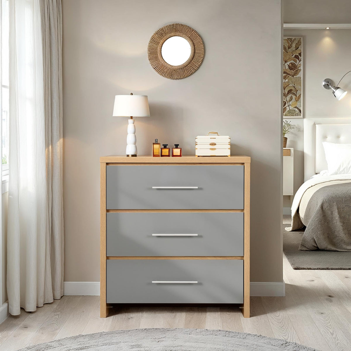 Seconique Seville 3 Drawer Chest
